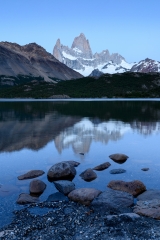 Fitz Roy desde Laguna Capri, El Chaltén, Santa Cruz, Argentina