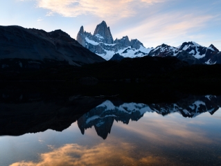 Cerro Fitz Roy (desde laguna Capri), El Chaltén, Santa Cruz, Argentina