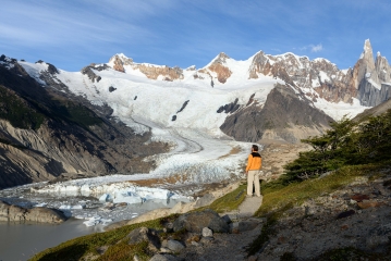 Glaciar torre, El Chaltén, Santa Cruz, Argentina